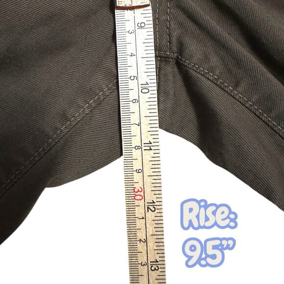 Vince Women’s Size 25 Classic Chino Pants In Dark Wash Willow Surplus Green - Picture 6 of 7